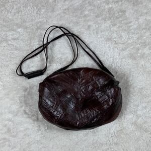 Unbranded Genuine eel skin panel shoulder bag
